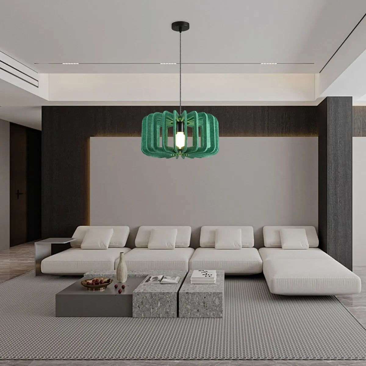Column Shaped Birdcage Acoustic Pendant Light | Lersk
