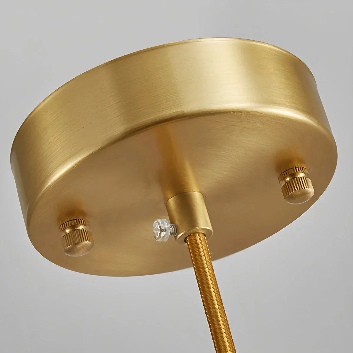 All Copper Geometric Spanish Alabaster Pendant Light | Lersk