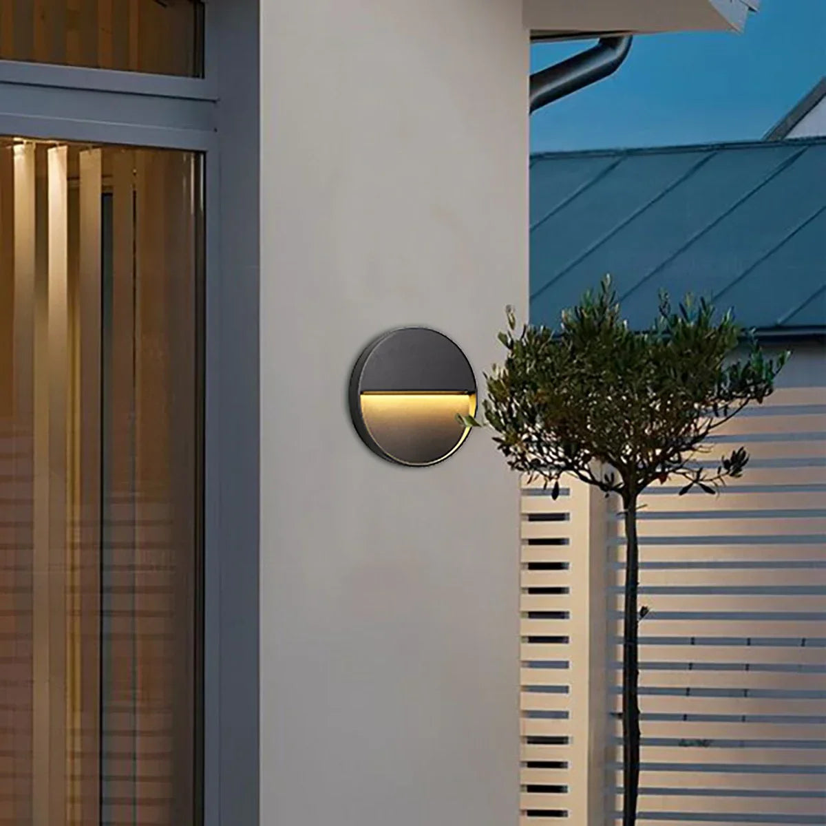 Luz de Pared Exterior Impermeable Redonda y Cuadrada | Lersk