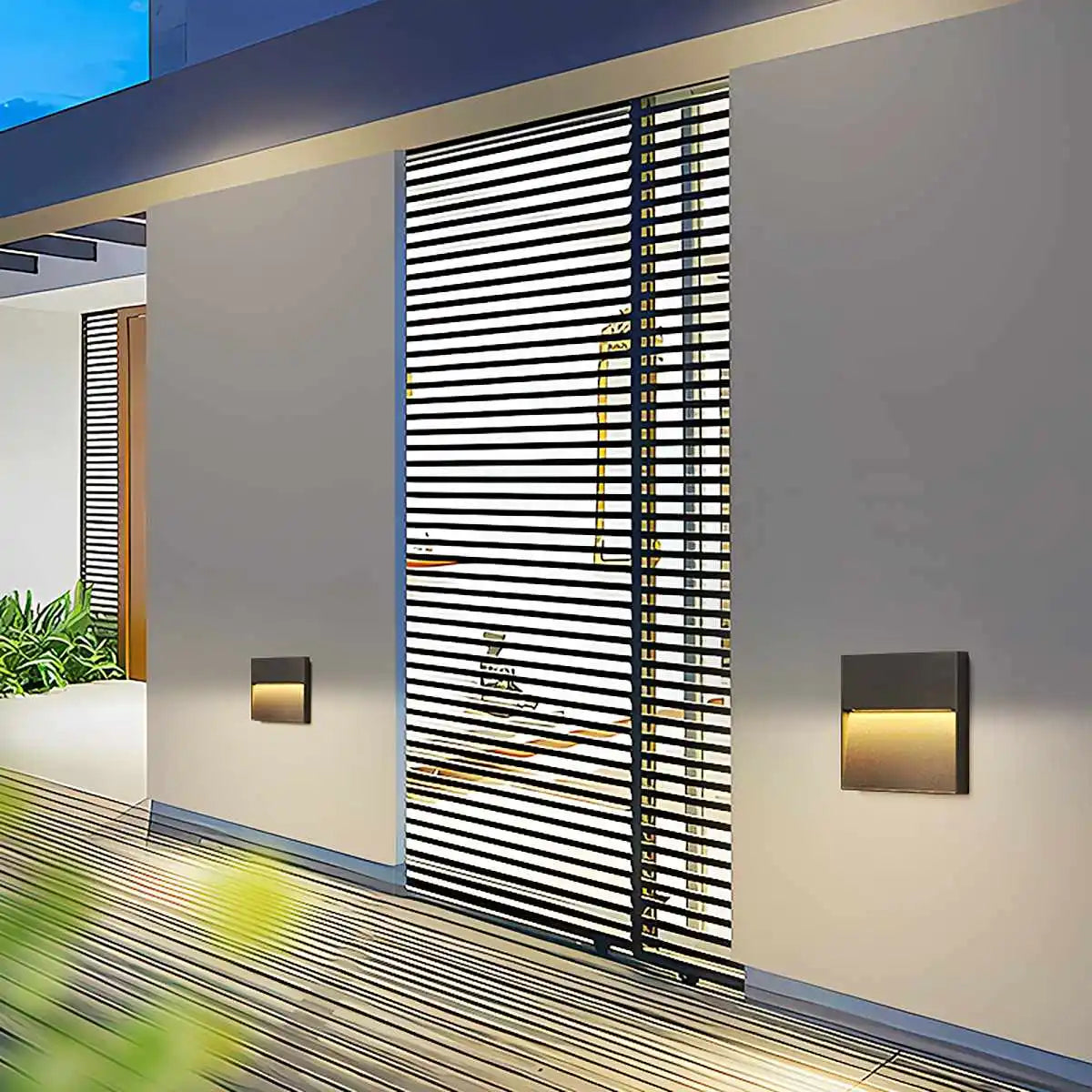Luz de Pared Exterior Impermeable Redonda y Cuadrada | Lersk
