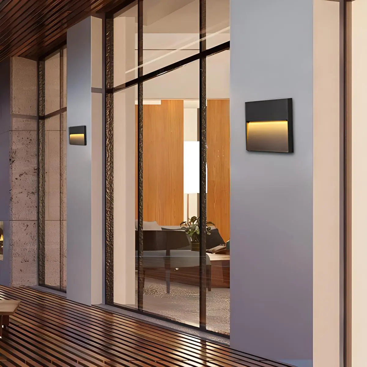Luz de Pared Exterior Impermeable Redonda y Cuadrada | Lersk