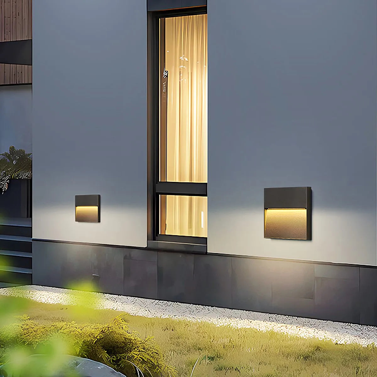 Luz de Pared Exterior Impermeable Redonda y Cuadrada | Lersk