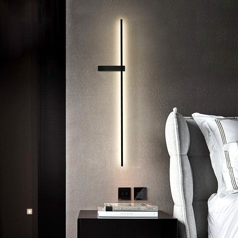 Aplique de pared lineal largo para exteriores | Lersk