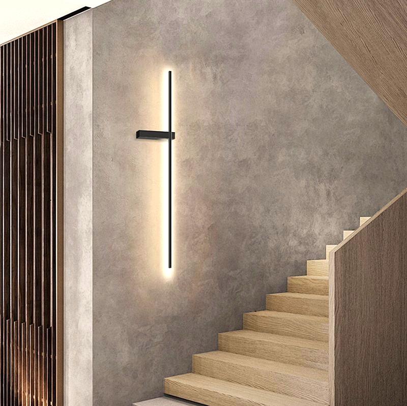 Aplique de pared lineal largo para exteriores | Lersk