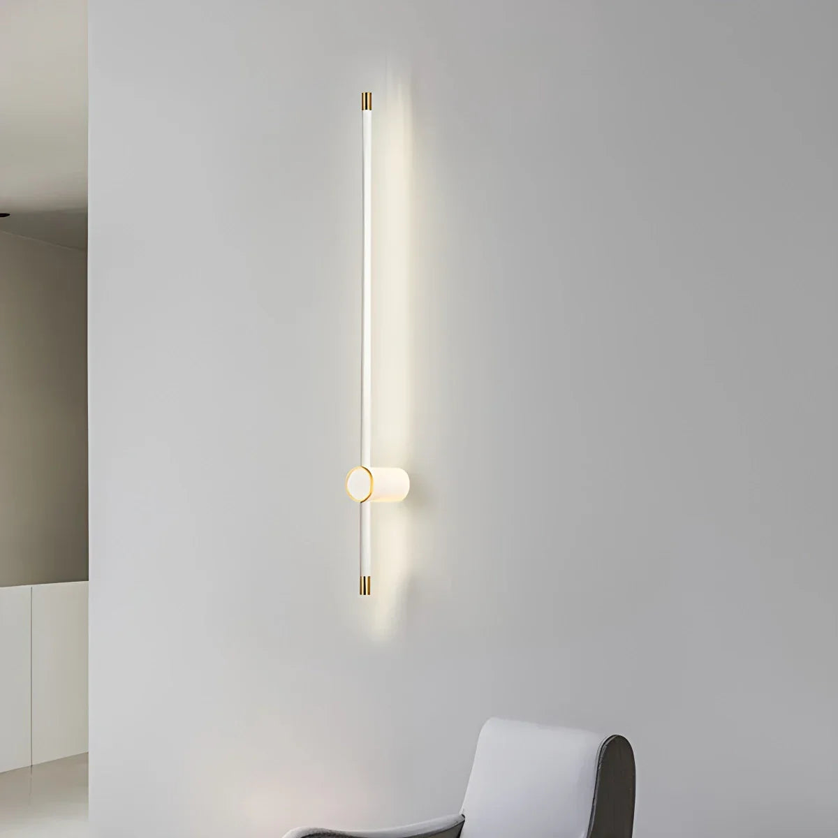 Lámpara de pared con columna romana larga para dormitorio | Lersk