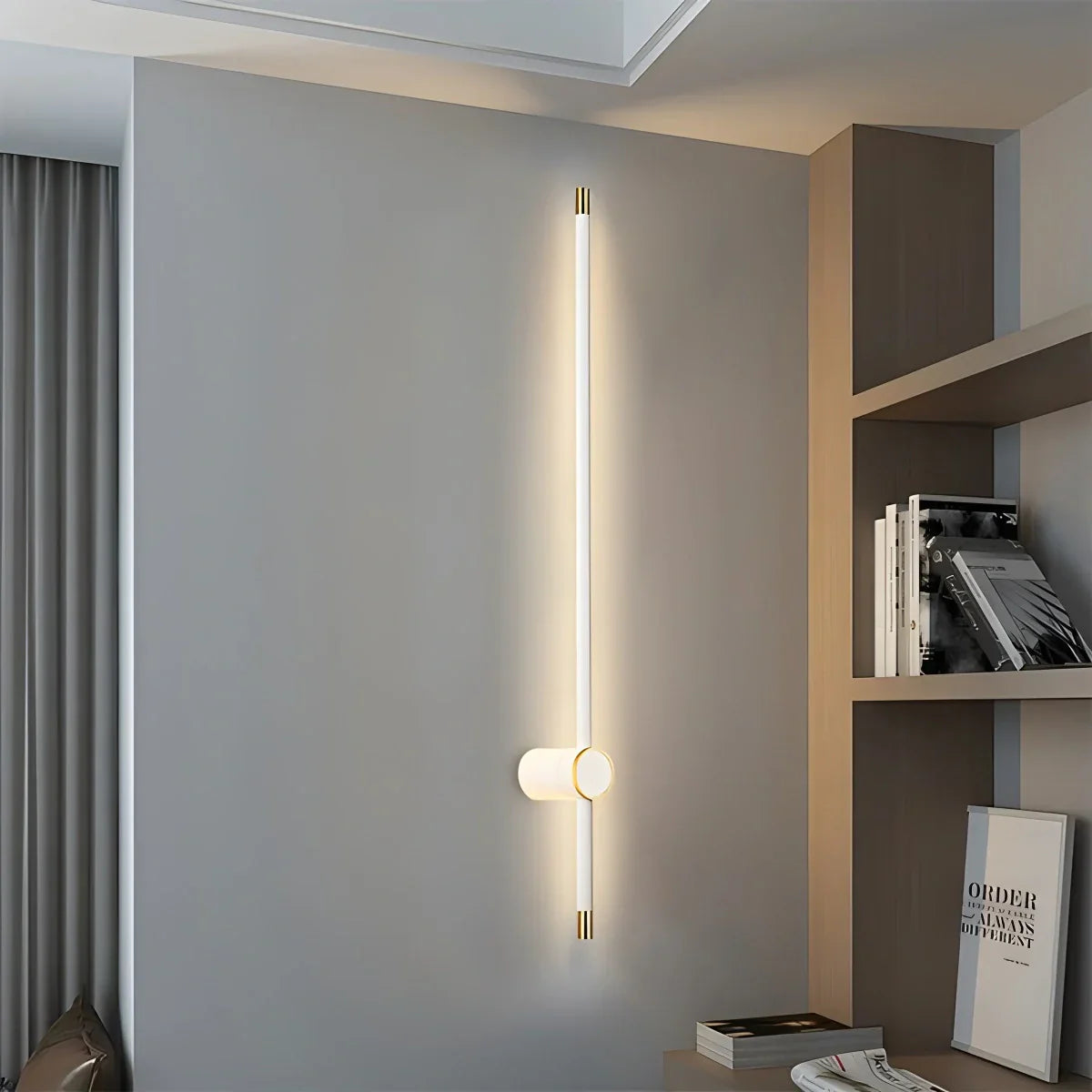 Lámpara de pared con columna romana larga para dormitorio | Lersk