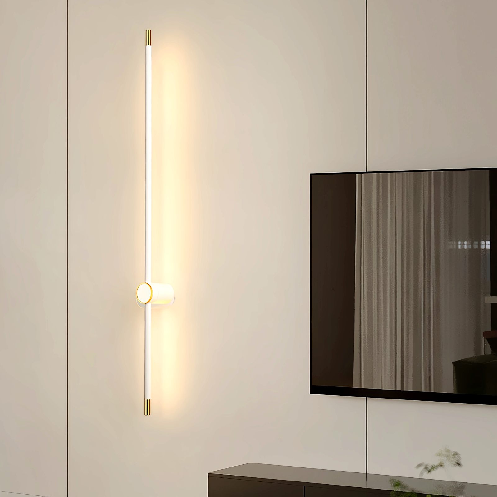 Lámpara de pared con columna romana larga para dormitorio | Lersk