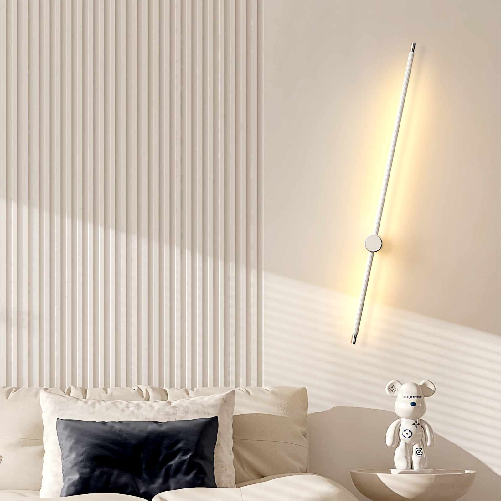 Lámpara de pared con columna romana larga para dormitorio | Lersk