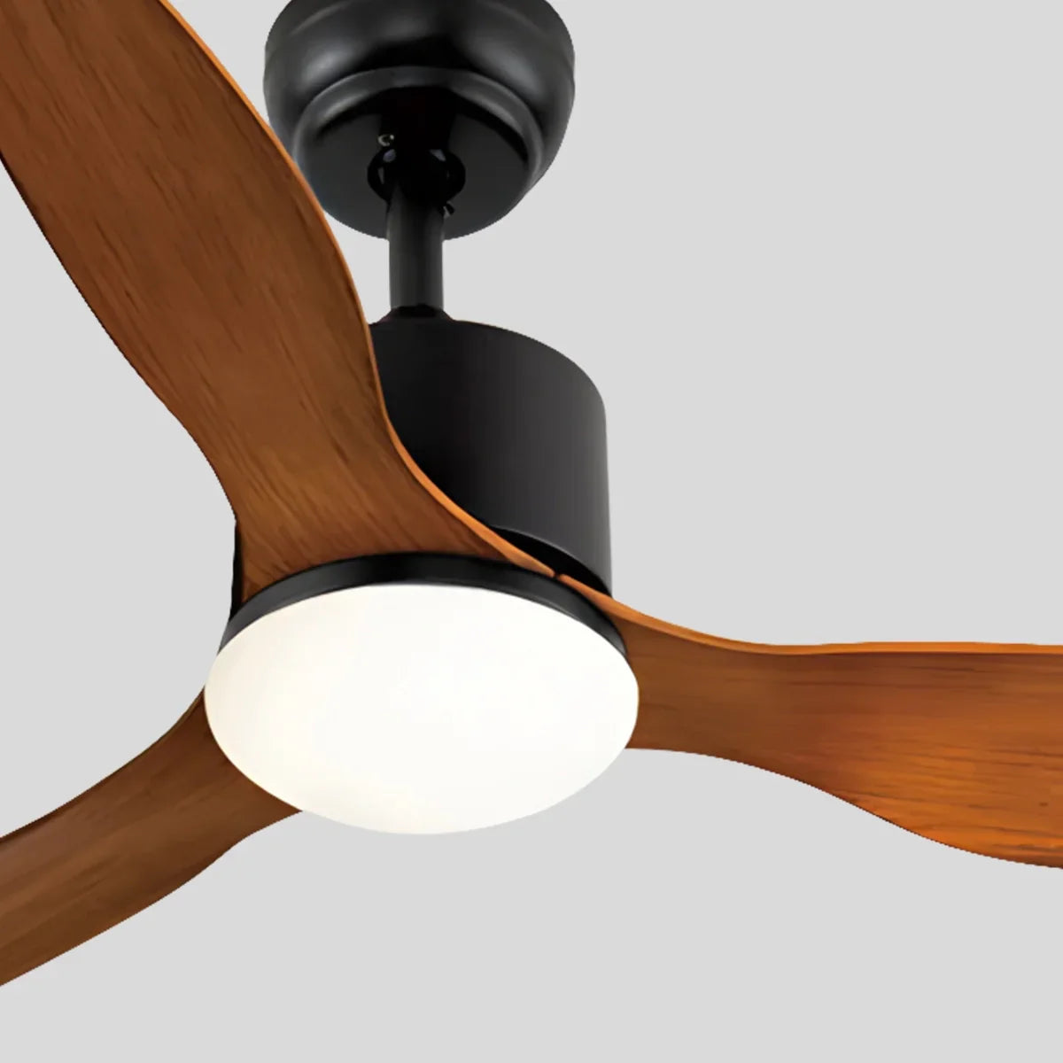Ventilador de techo moderno de 3 aspas con luz | Lersk