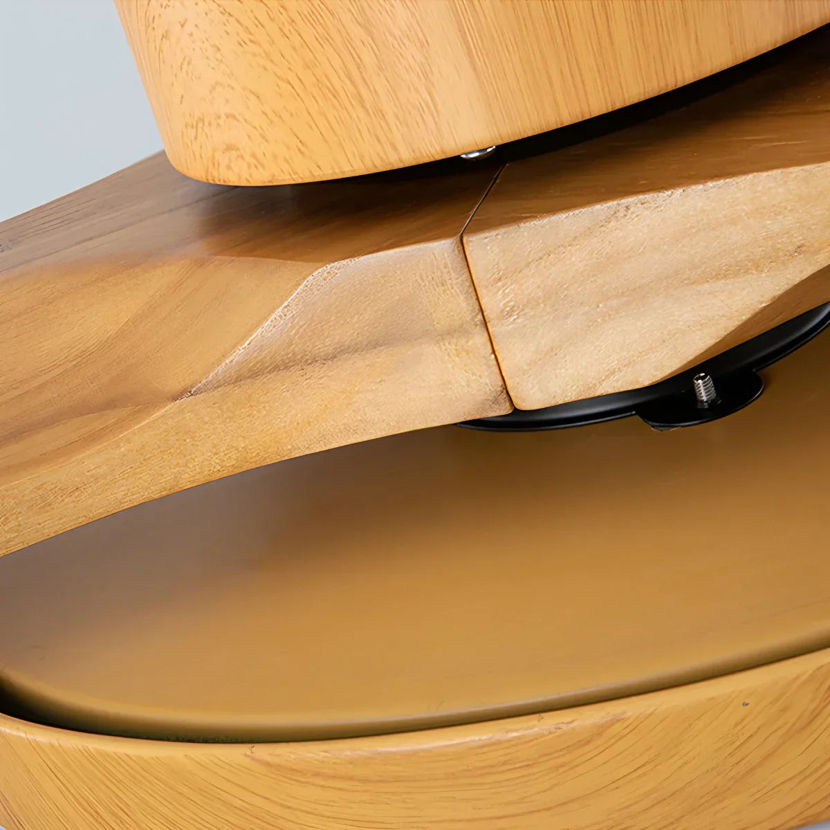 Ventilador de techo con luz y aspas de madera 3 | Lersk