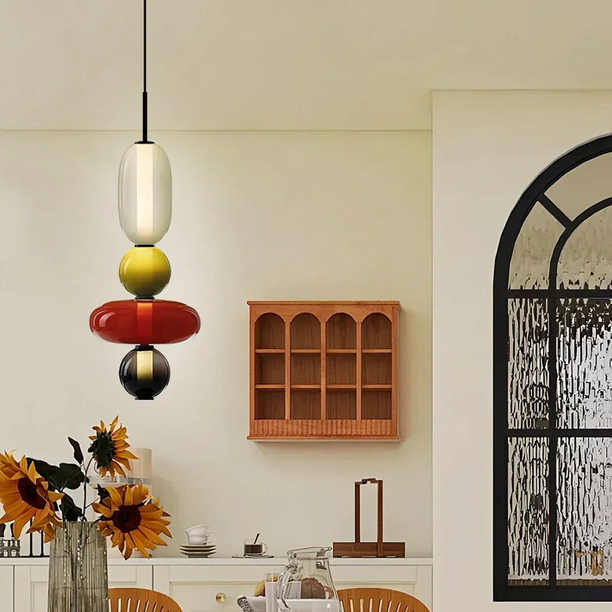 Candied Glass Pendant Light for Bedroom | Lersk