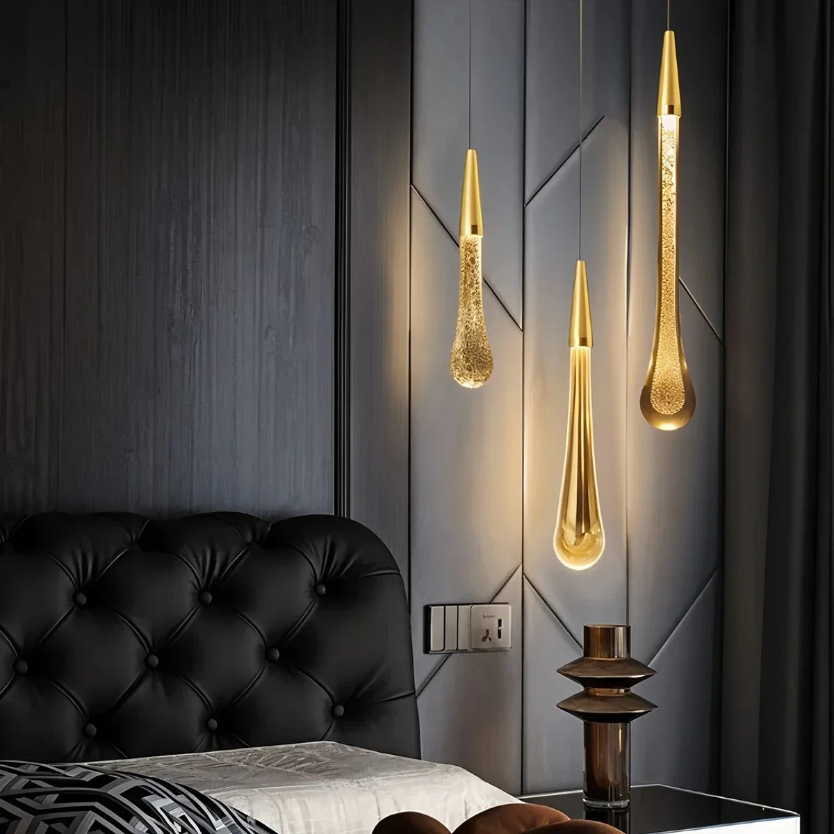 Chryseos Crystal Pendant Light for Living Room | Lersk