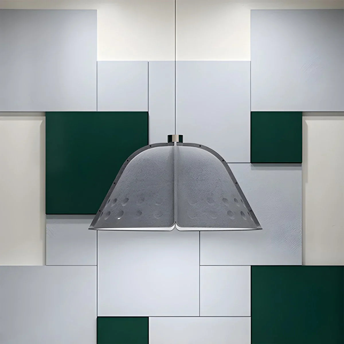 Clock Shaped Hot Pressed Acoustic Pendant Light | Lersk