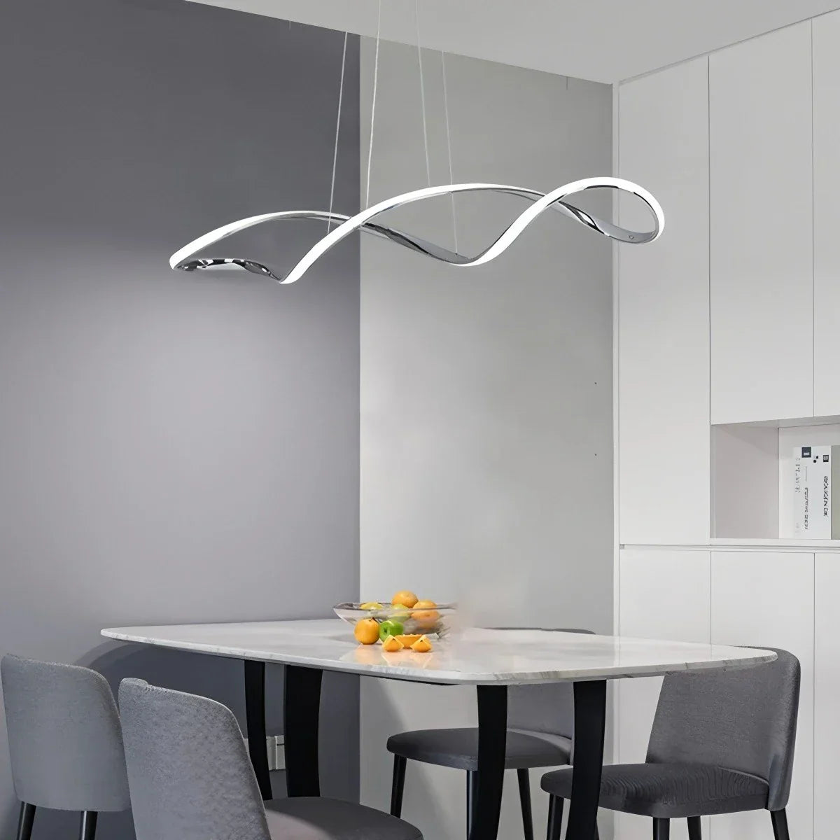 Lámpara colgante Linear Twist para comedor | Lersk