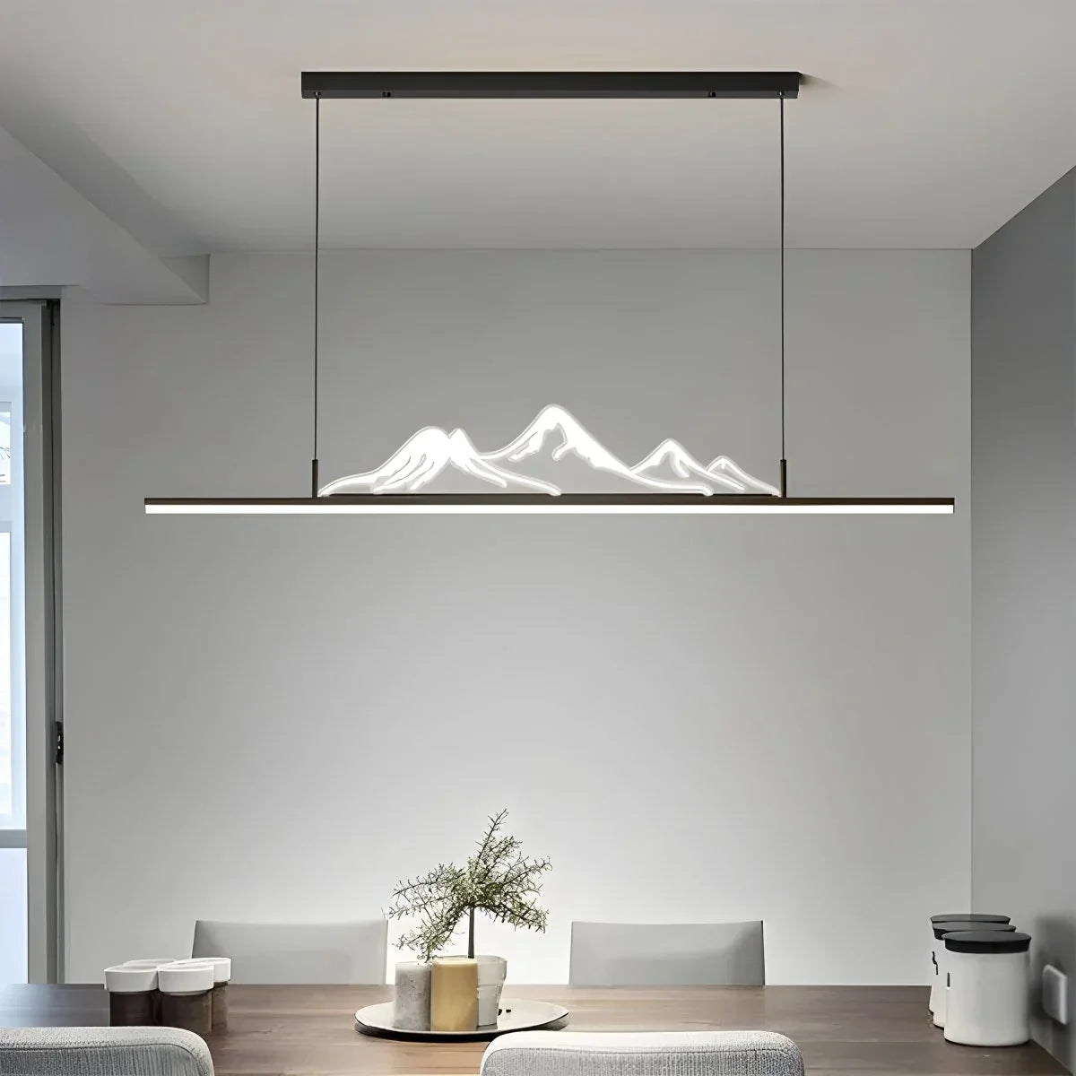 Lámpara colgante LED con diseño de montaña | Lersk