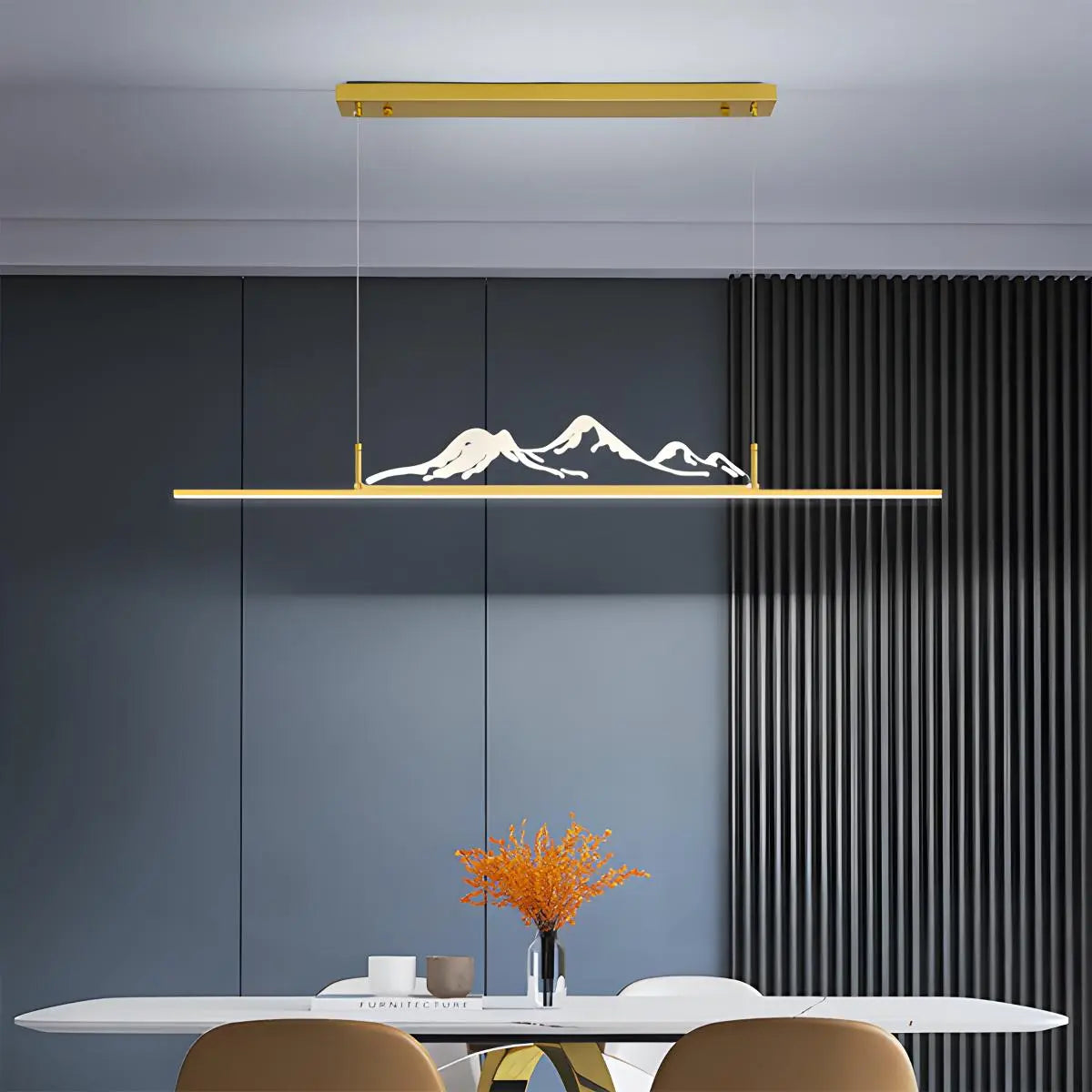Lámpara colgante LED con diseño de montaña | Lersk
