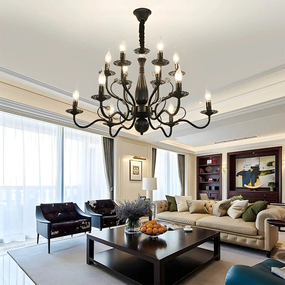 Candelabro de vela de doble capa para comedor | Lersk