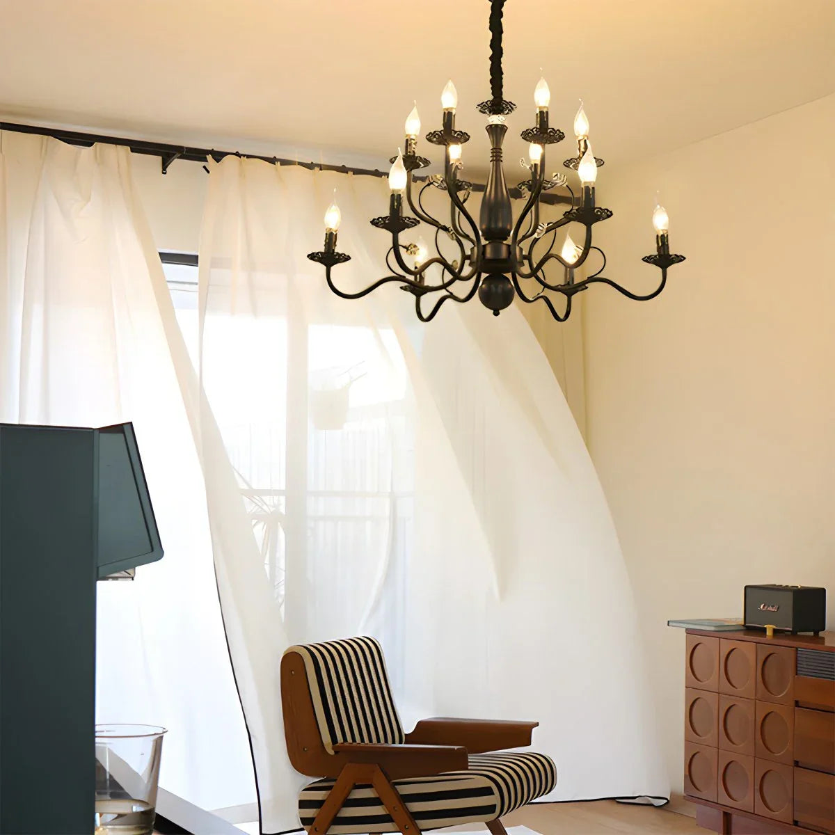 Candelabro de vela de doble capa para comedor | Lersk