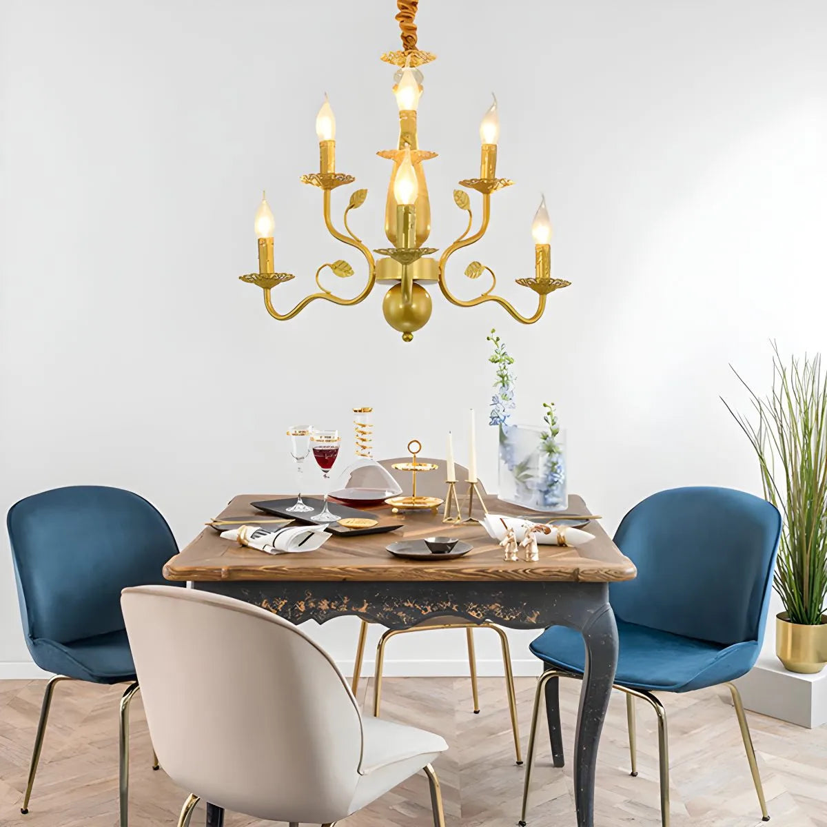 Candelabro de vela de doble capa para comedor | Lersk