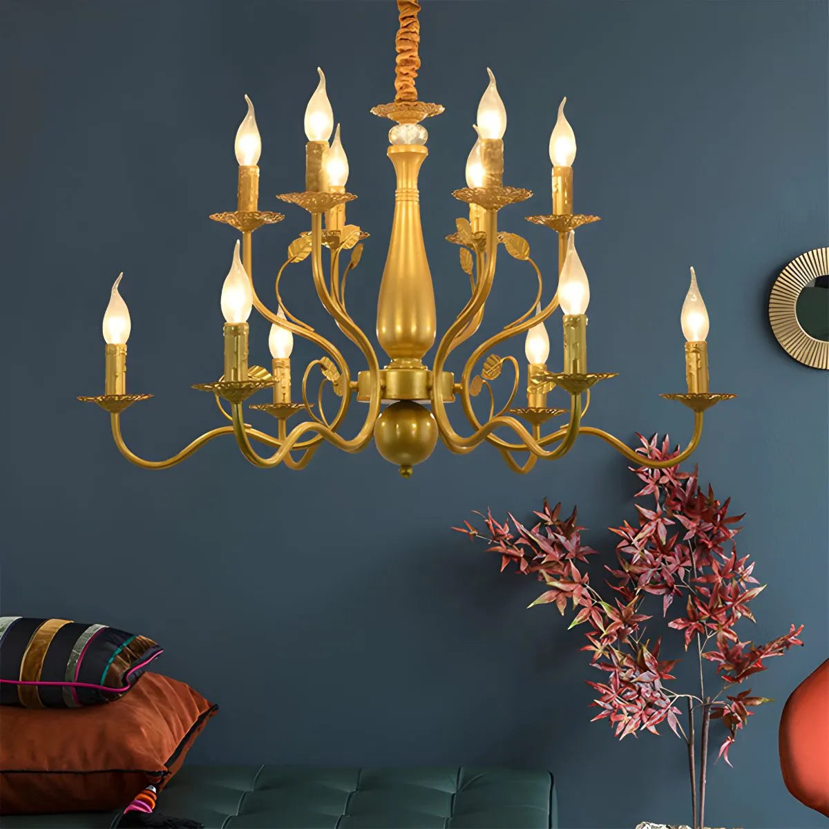 Candelabro de vela de doble capa para comedor | Lersk