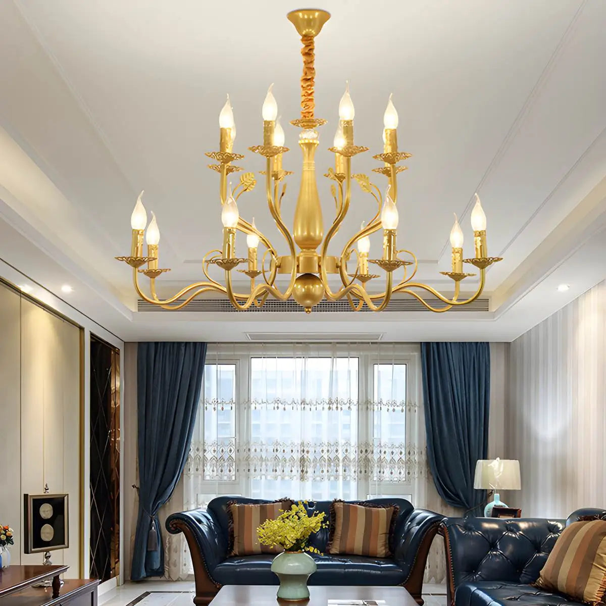 Candelabro de vela de doble capa para comedor | Lersk