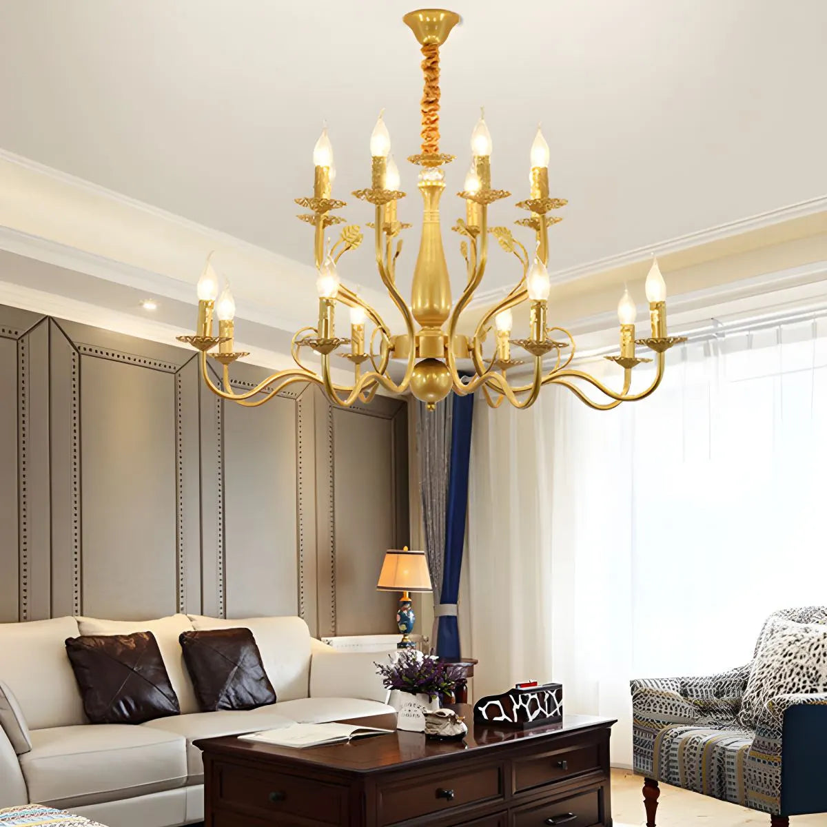 Candelabro de vela de doble capa para comedor | Lersk