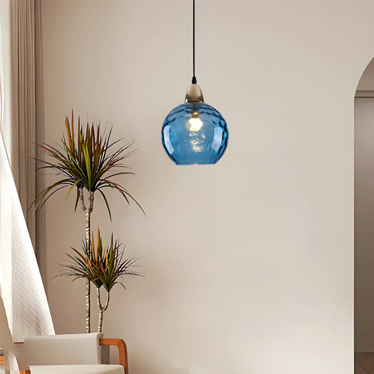 Colorful Glass Ball Pendant Light for Living Room | Lersk