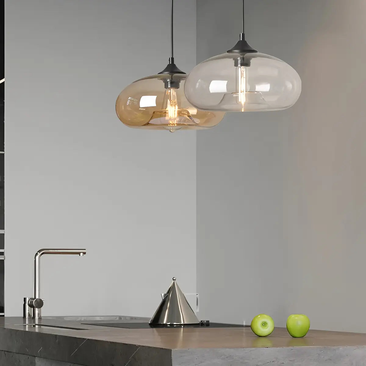 Colorful Glass Pendant Light for Dining Area | Lersk