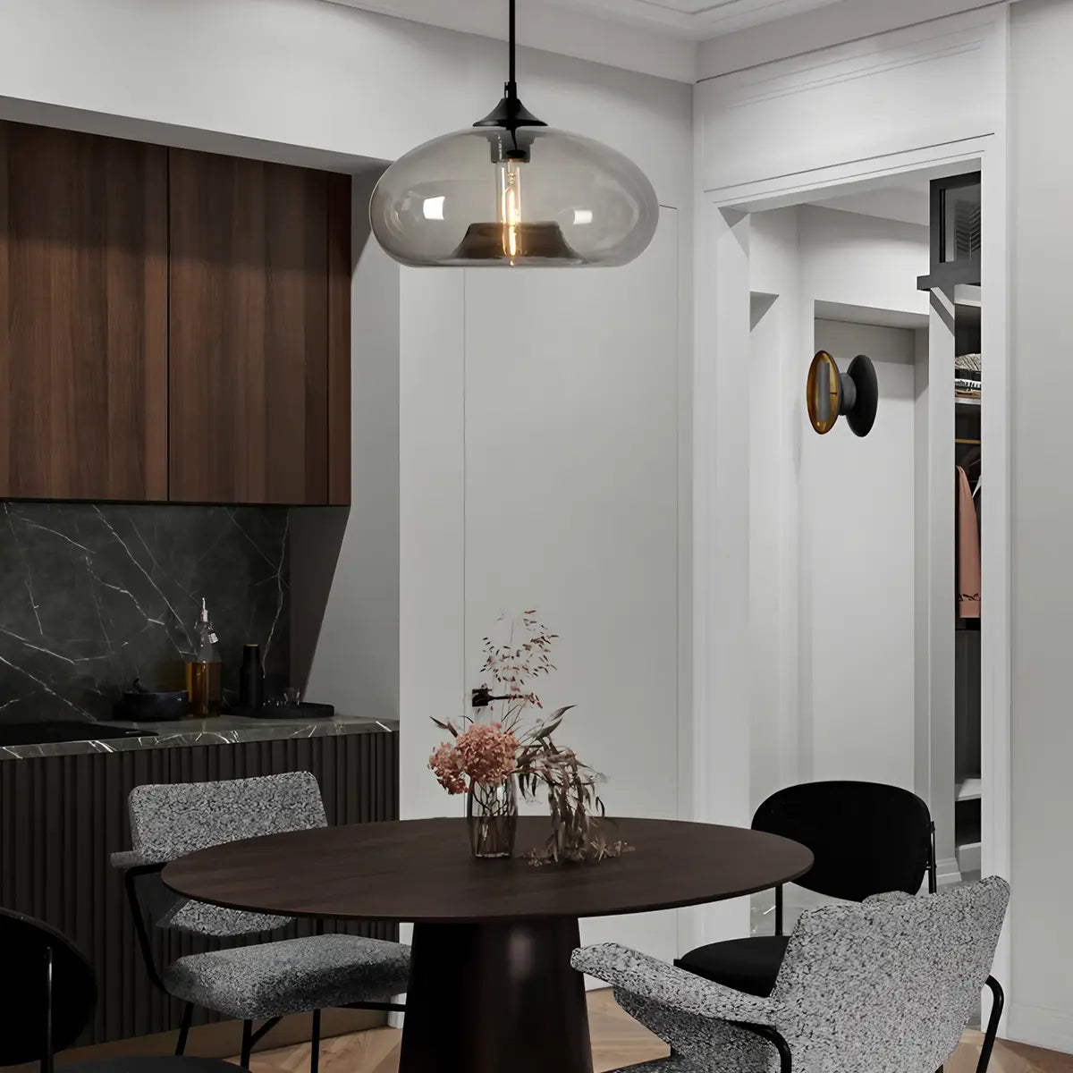 Colorful Glass Pendant Light for Dining Area | Lersk