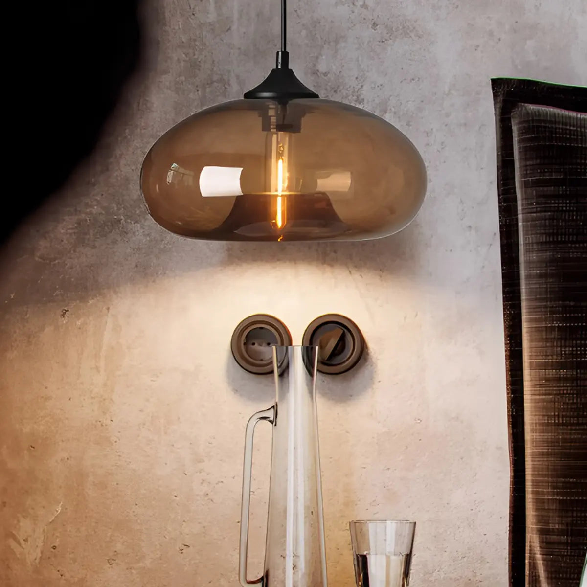 Colorful Glass Pendant Light for Dining Area | Lersk