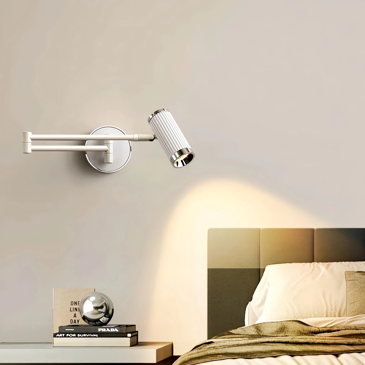 Aplique de pared con columna romana para dormitorio | Lersk