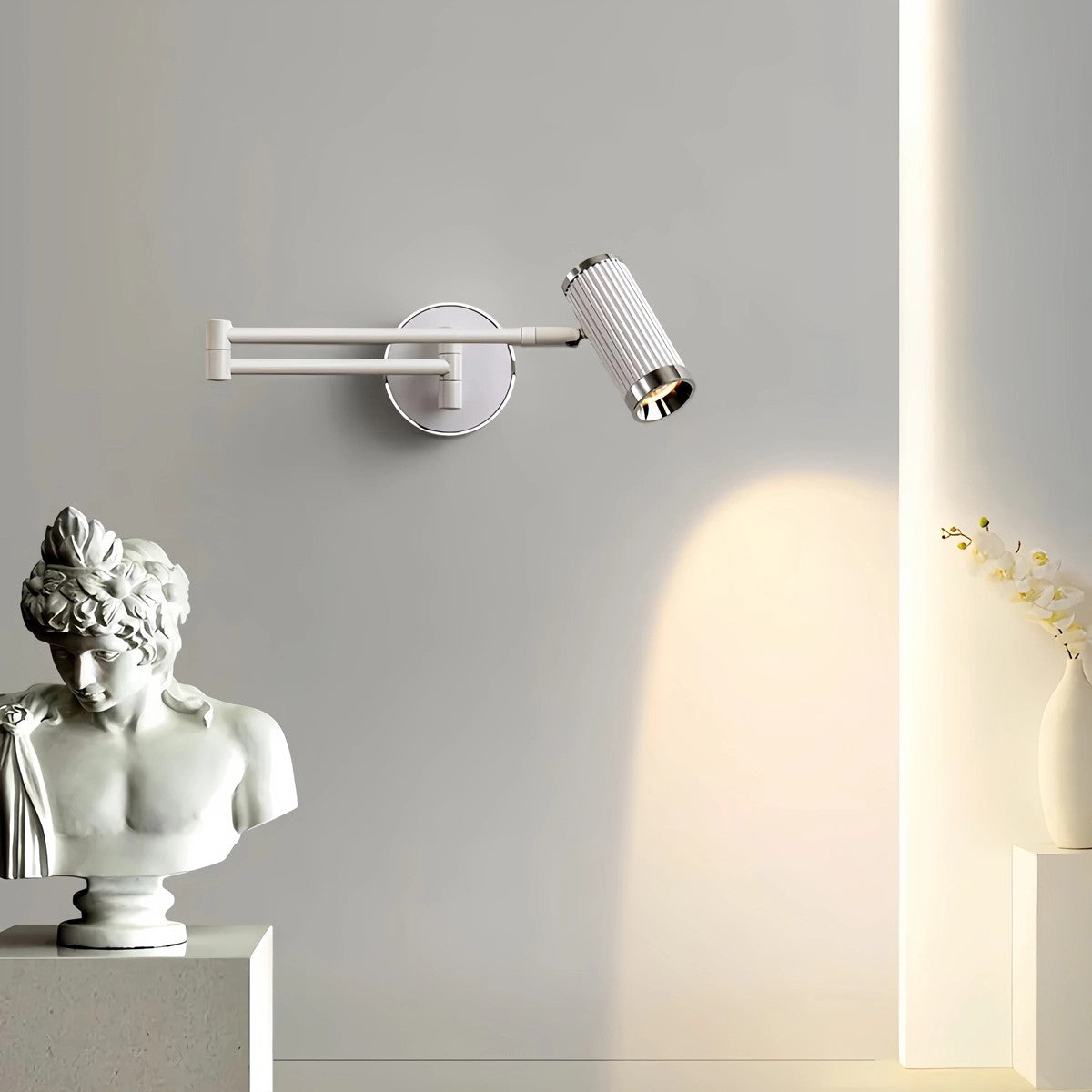 Aplique de pared con columna romana para dormitorio | Lersk