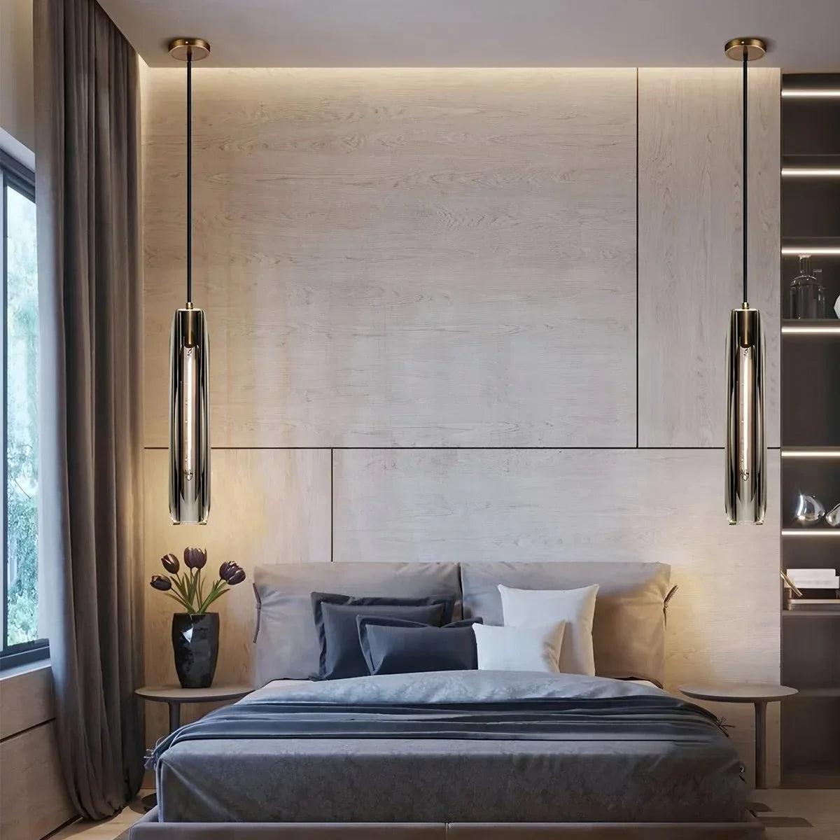 Lámpara Colgante Postmoderna Elegante de Luz de Varilla | Lersk