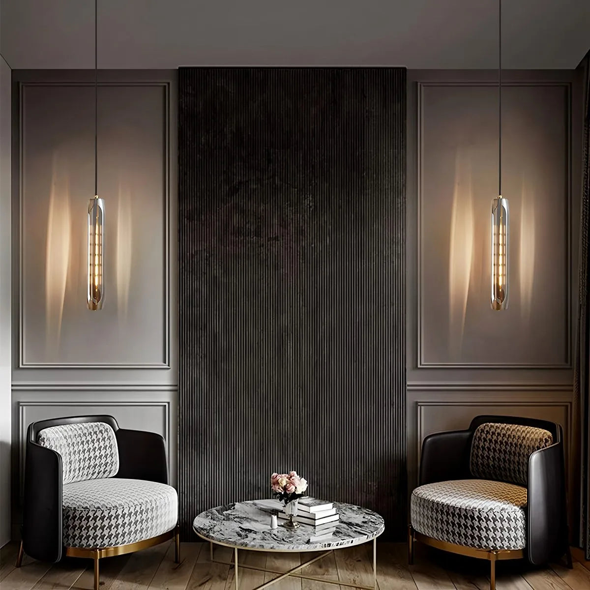 Lámpara Colgante Postmoderna Elegante de Luz de Varilla | Lersk