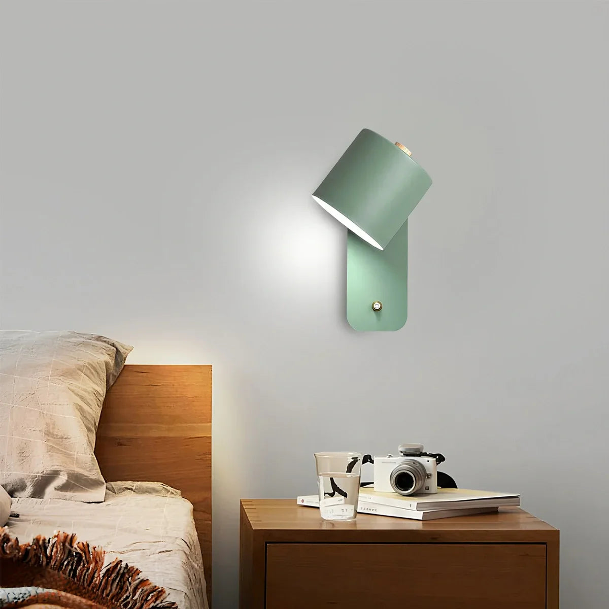 Lámpara de pared cilíndrica giratoria | Lersk