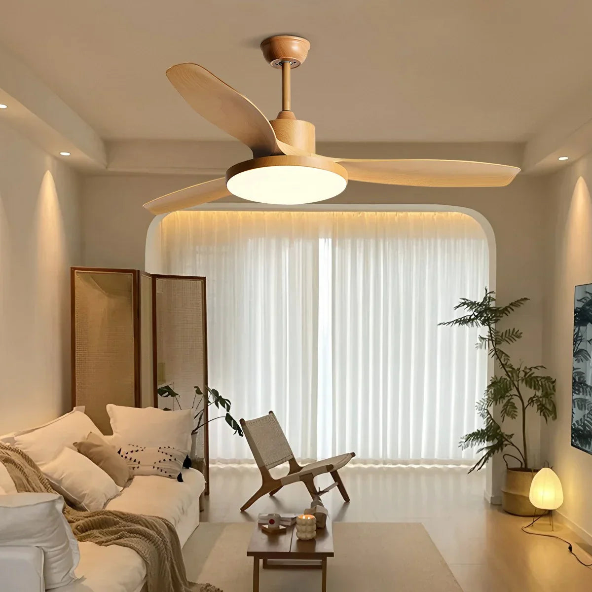 Stropní ventilátor Scandi oboustranný s osvětlením | Lersk