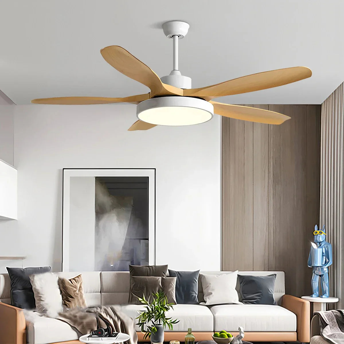 Stropní ventilátor Scandi oboustranný s osvětlením | Lersk