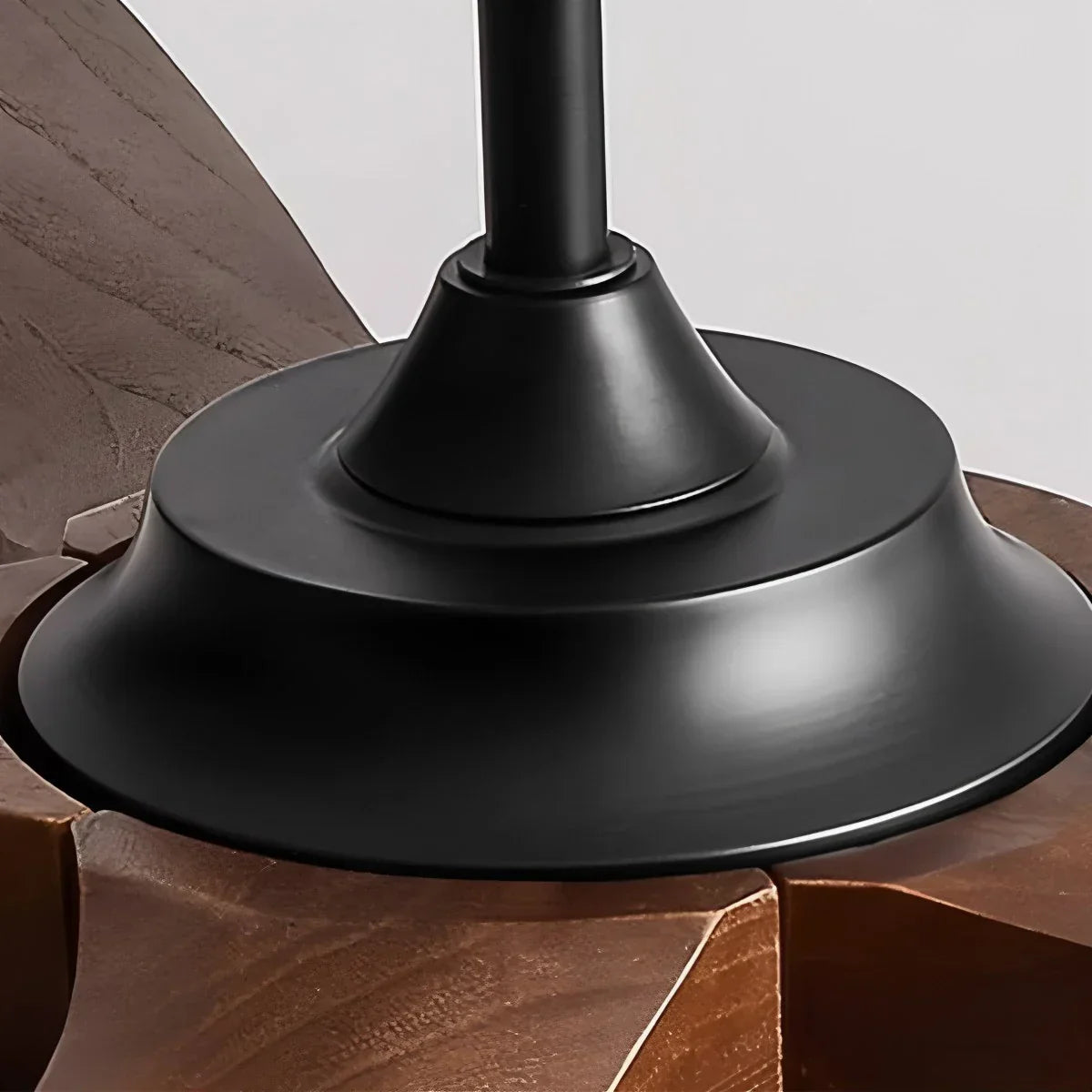Ventilador de techo de madera de 5 hojas con luz | Lersk