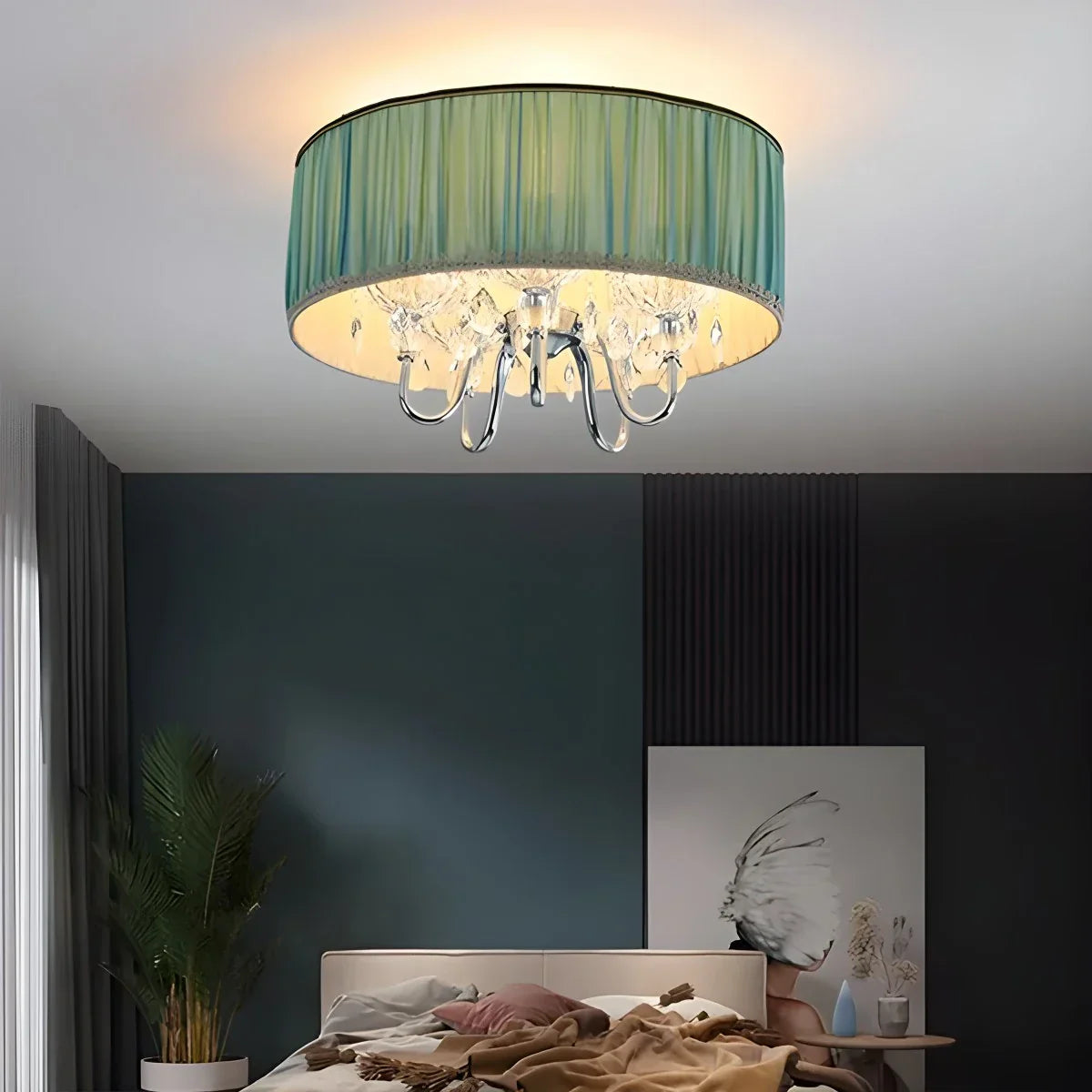 Alloy Luxury Crystal Pendant Light for Living Room | Lersk
