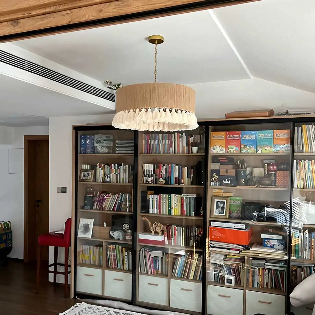 Boho Vintage Twine Fringe Pendant Light | Lersk