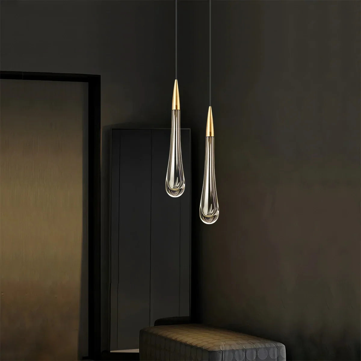 Chryseos Crystal Pendant Light for Living Room | Lersk