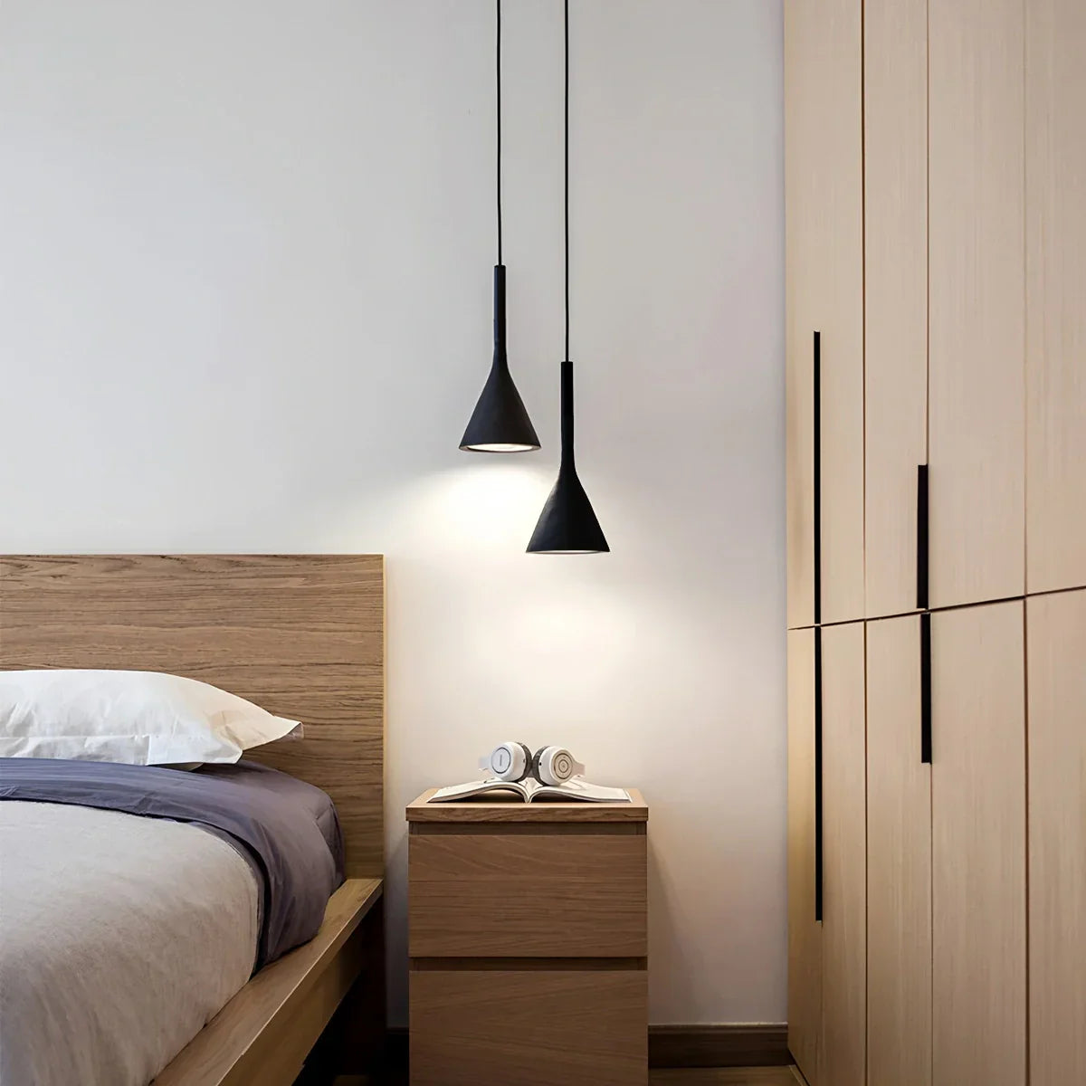 Lámpara colgante Divino Cone para dormitorio | Lersk