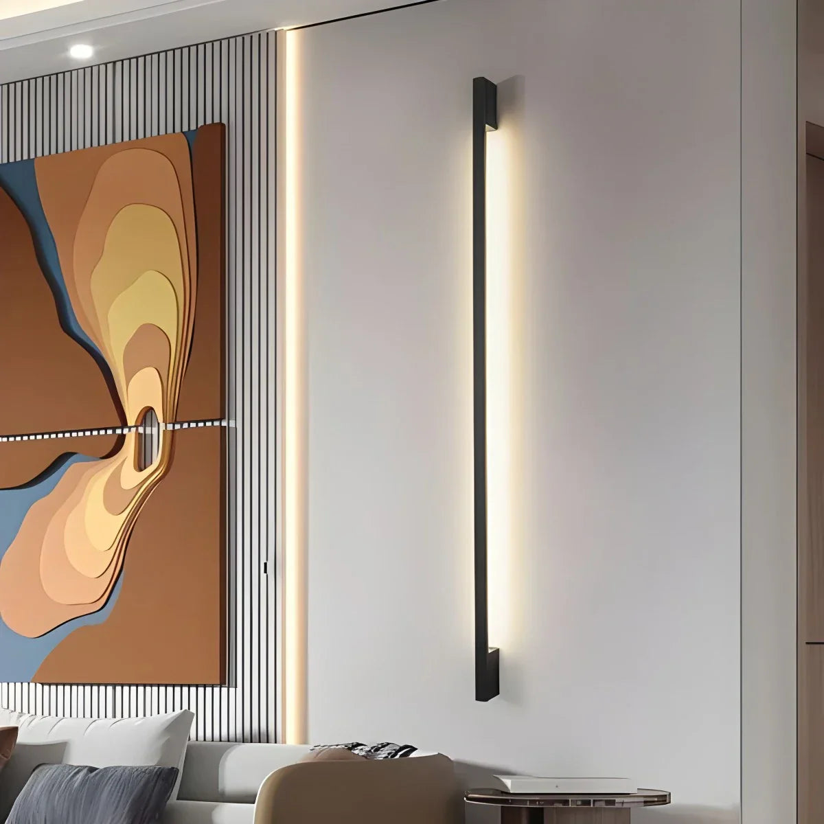 Aplique de pared lineal largo para escalera | Lersk
