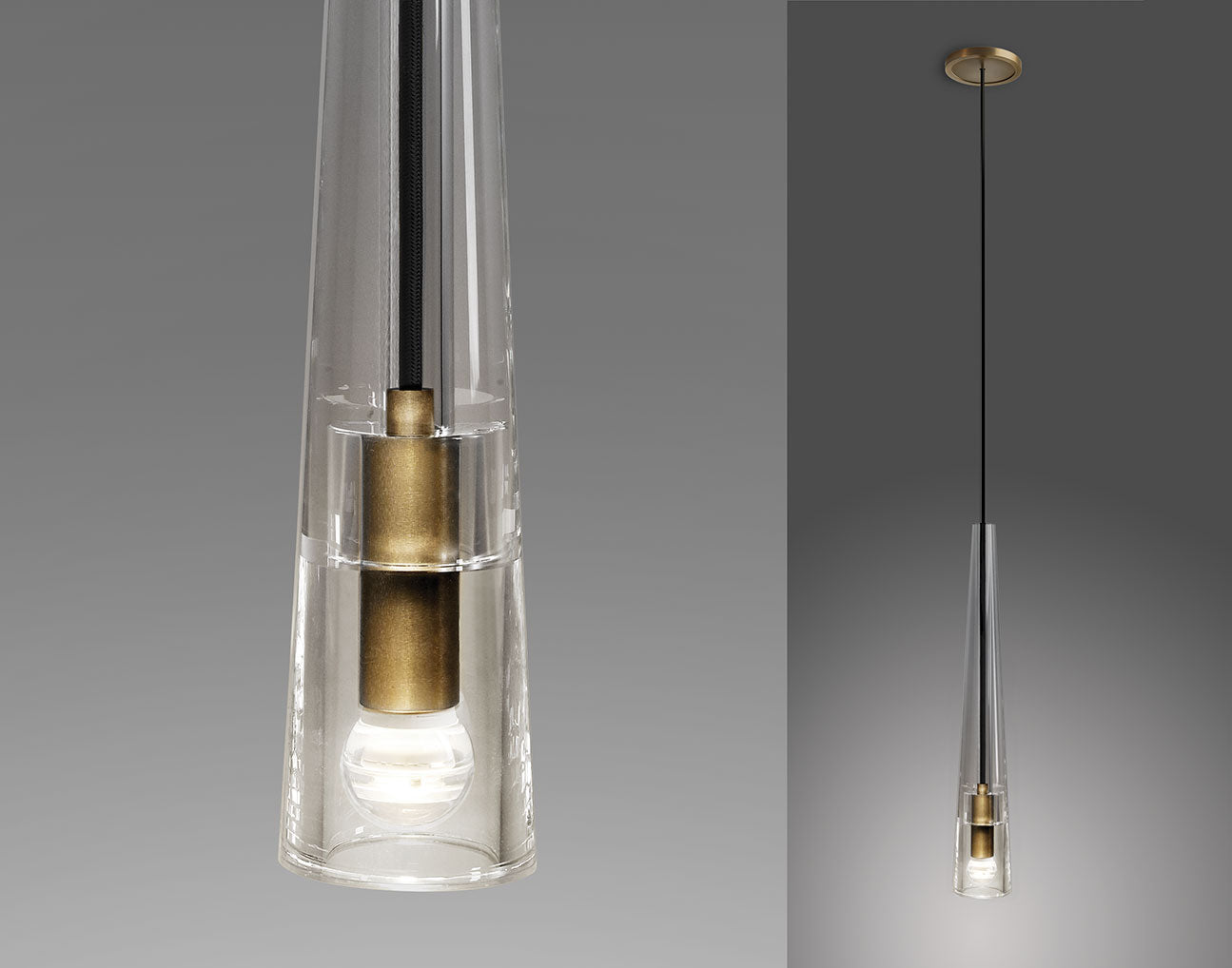 Asterra Premium Full Copper K9 Crystal LED Pendant Lights | Lersk
