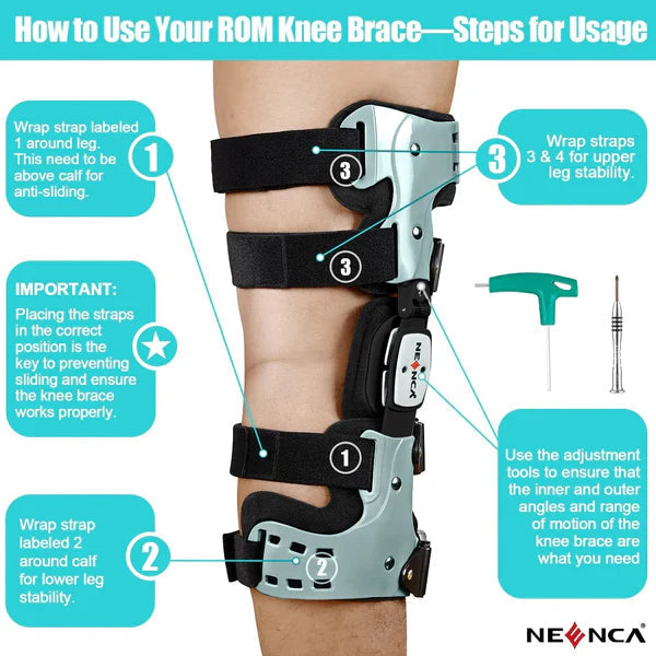 KneeCare Pro OA Unloader Brace Medial And Lateral Support | Lersk