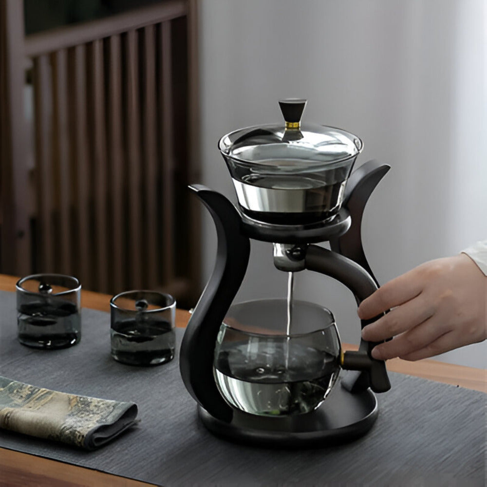 Artisan Magnetic Glass Teapot Set With Infuser For Loose Leaf Tea Elegant Dripless Teapot | Lersk