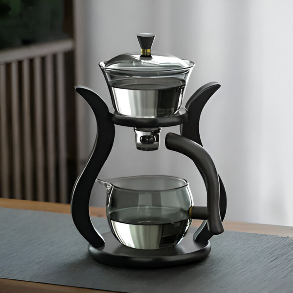 Artisan Magnetic Glass Teapot Set With Infuser For Loose Leaf Tea Elegant Dripless Teapot | Lersk