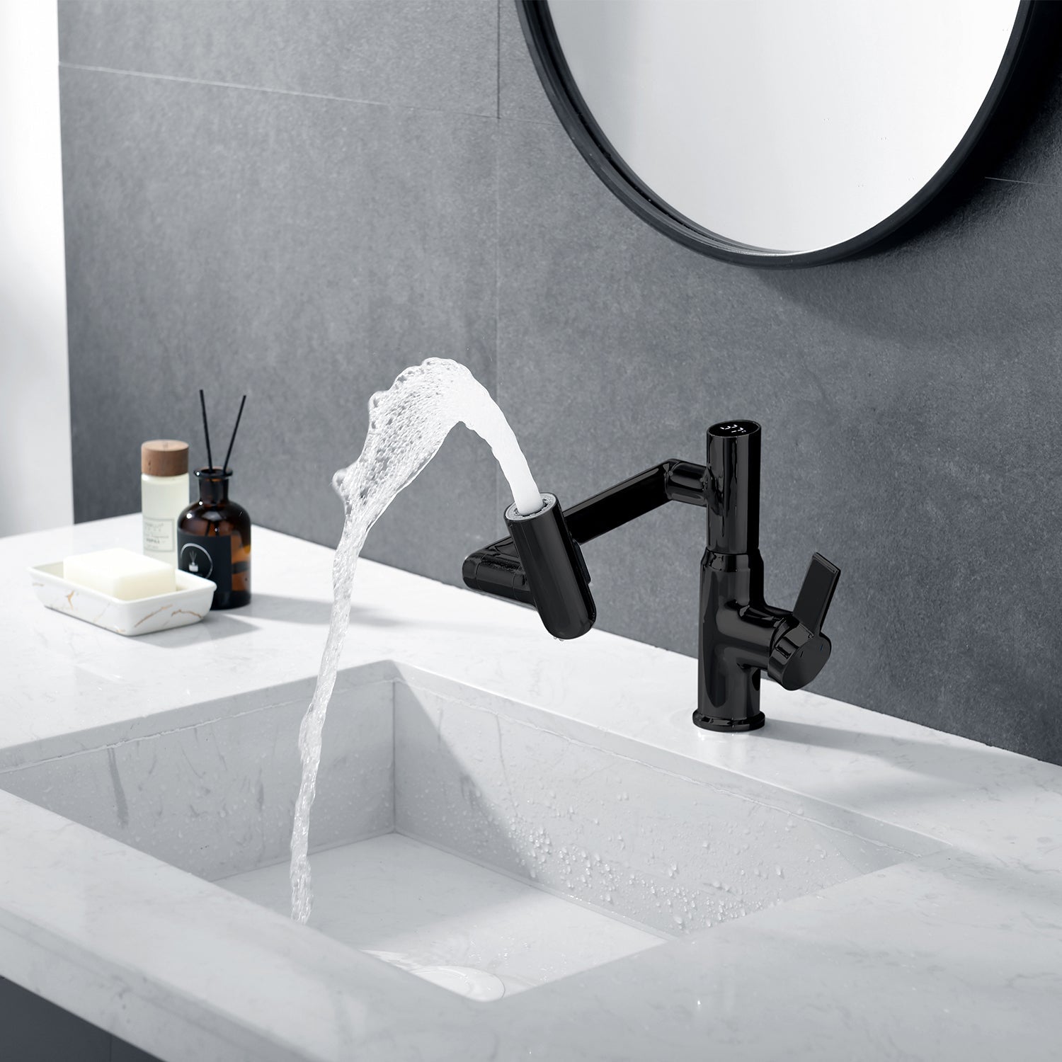 Rubinetto Digitale Intelligente per Lavabo con Acqua Calda e Fredda | Lersk