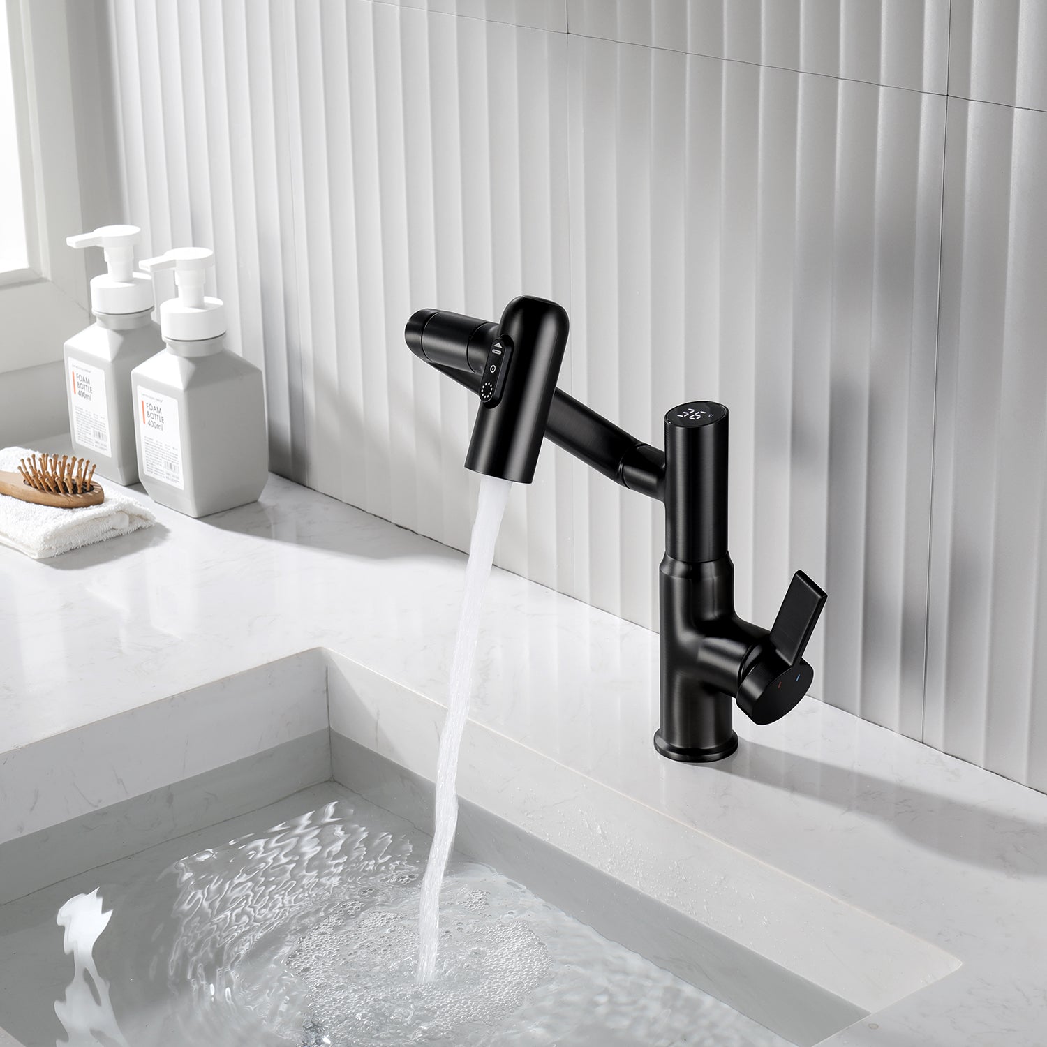 Rubinetto Digitale Intelligente per Lavabo con Acqua Calda e Fredda | Lersk