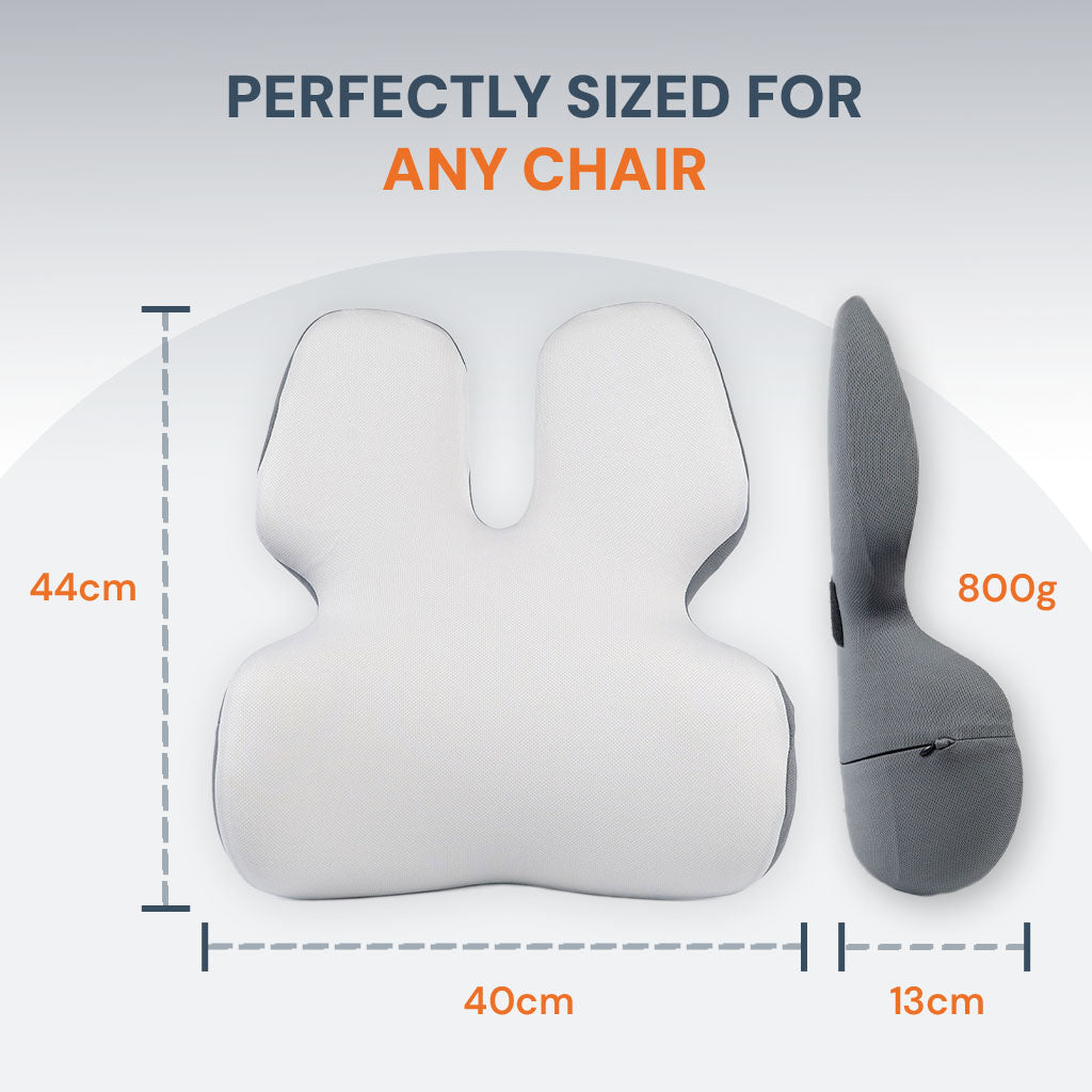 Adjustable Memory Foam Lumbar Cushion For Home & Office | Lersk